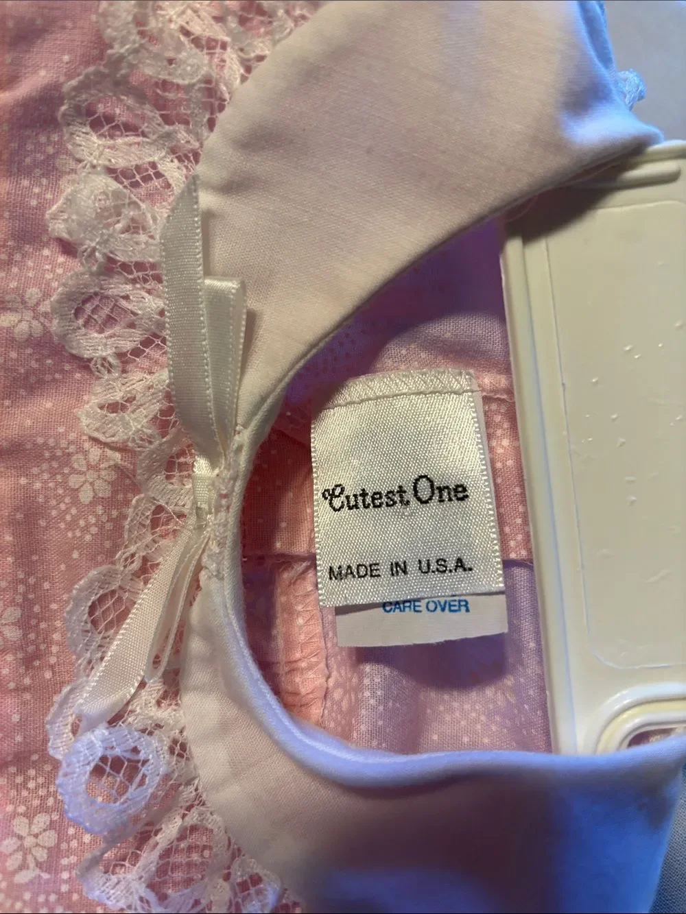 VINTAGE CUTEST ONE BABY GIRL DRESS